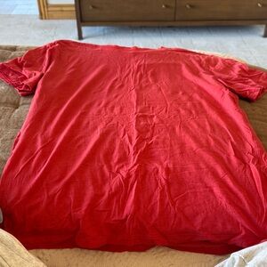 LULULEMON Basic Red Crewneck T-Shirt
